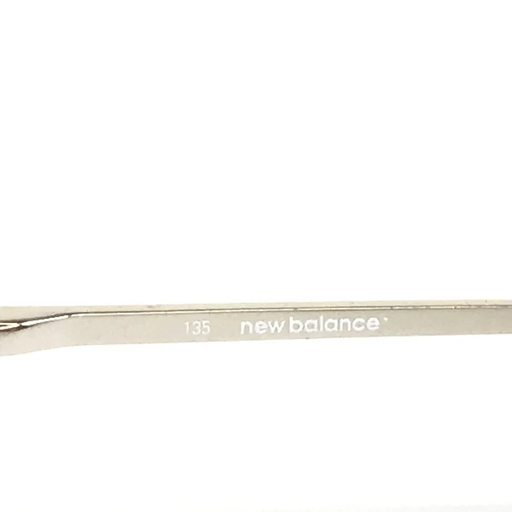 New Balance Eyeglasses Frames NB 353-2 Brown Silver Rectangular 53-17-135